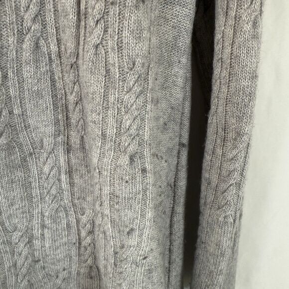 Banana Republic filpucci Sweater Dress Women XL Cable Knit Italian Wool Cashmere - Picture 12 of 12